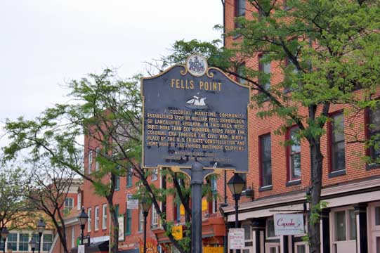 Fells Point in Baltimore, MD, is on the National Register of Historic Places